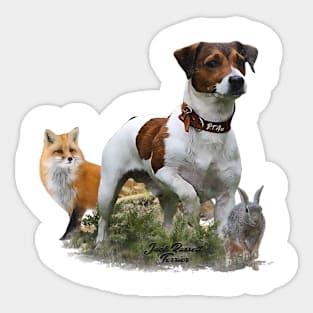 The Jack Russell Terrier , Art Sticker